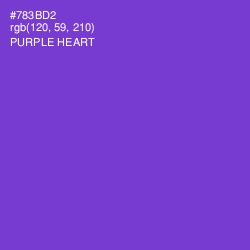 #783BD2 - Purple Heart Color Image